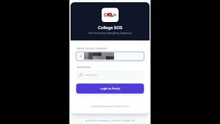 College SOS Application Demonstration screenshot 2