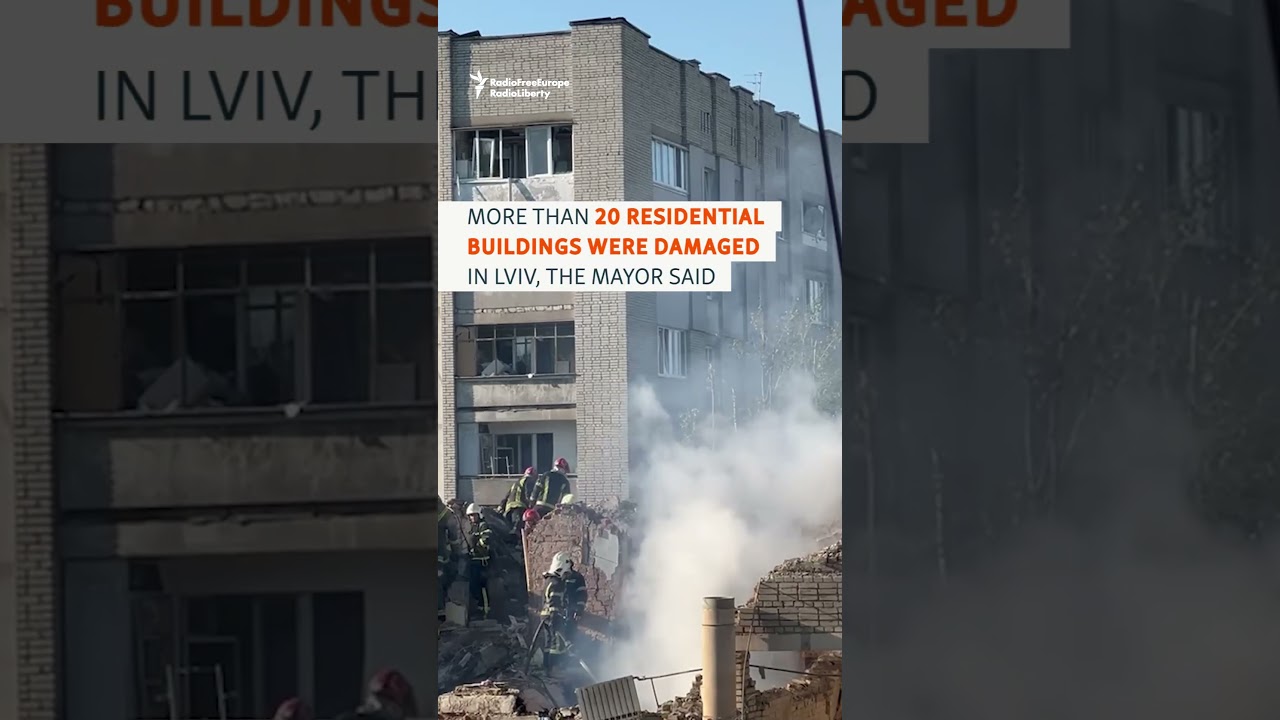 Russia Launches Massive Missile And Drone Attack On Ukraine #shorts