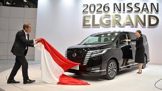 2026年新型日産エルグランド徹底レビュー！豪華装備と最新技術のミニバンがついに登場！
