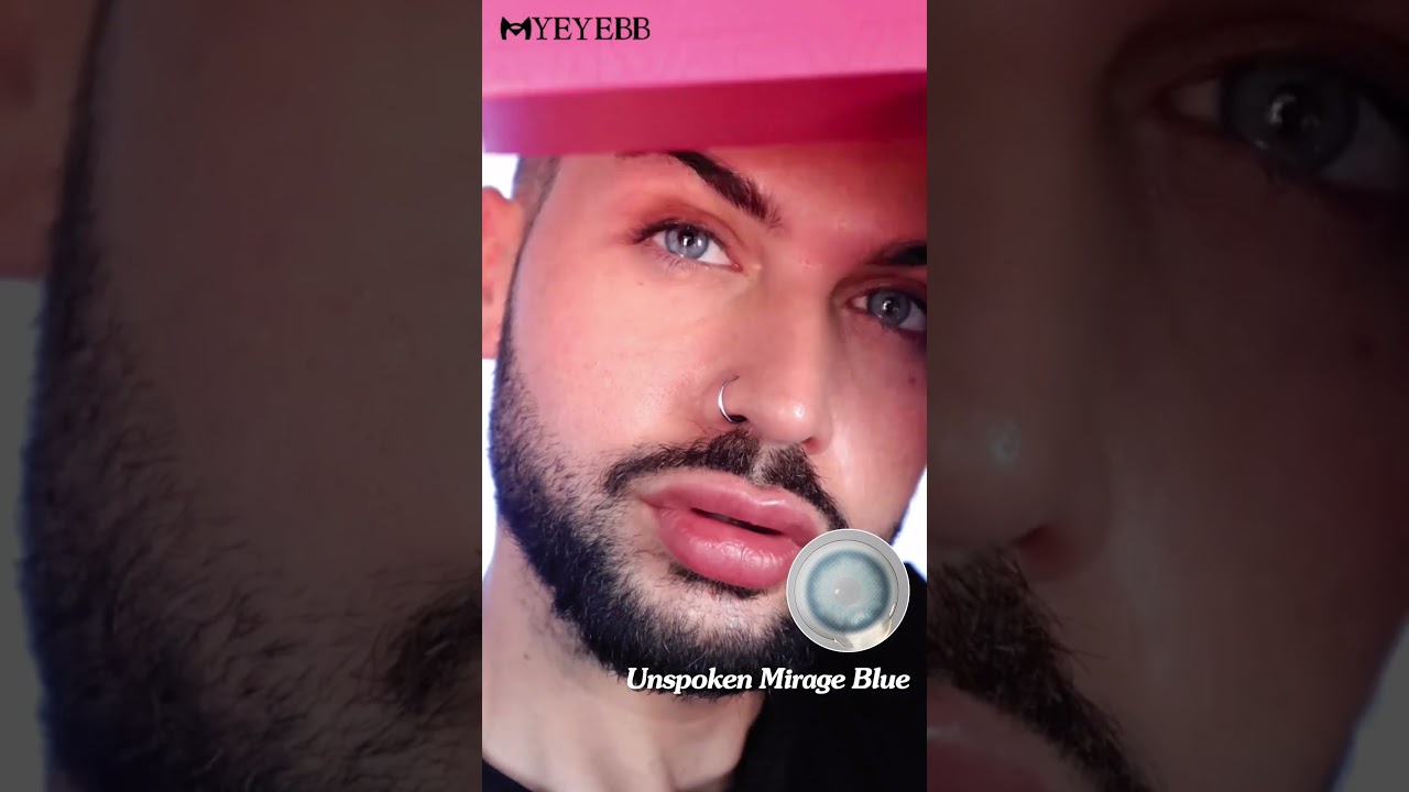 MYEYEBB Unspoken Mirage Blue, Meta Green Colored Contact Lenses | Prescription