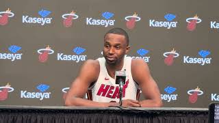 Andrew Wiggins interview at 2025 Miami Heat Media Day