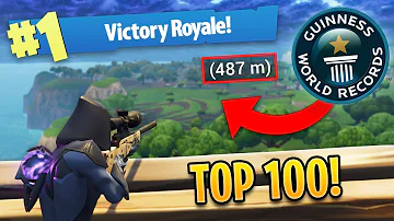 TOP 100 BEST FORTNITE SNIPER SHOTS OF ALL TIME