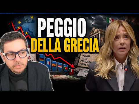 Video ITALIA ULTIMA IN EUROPA | ORA SIAMO PEGGIO DELLA GRECIA