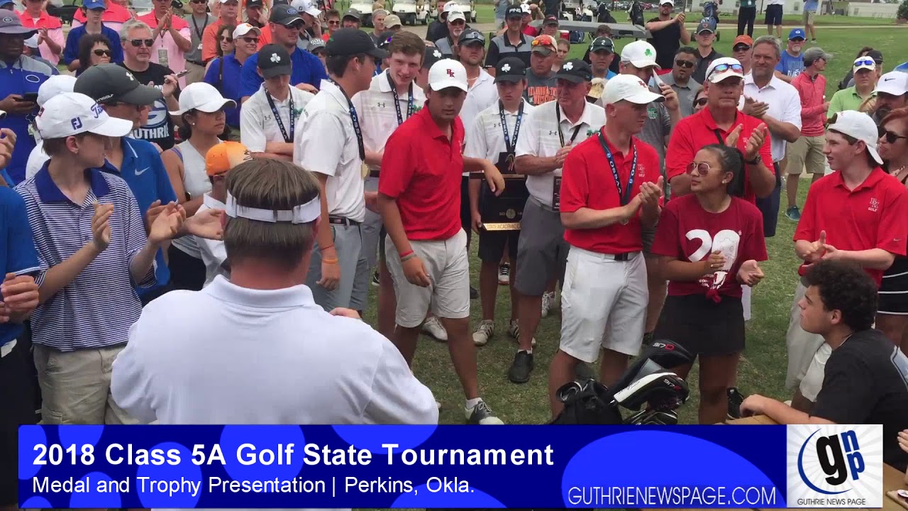 2018 Class 5A Golf State Tournament Trophy and Medal Presentation - YouTube