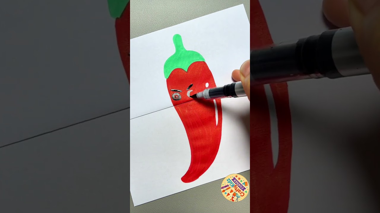 DIY Red Chilli Craft | Easy Paper Chilli Making Tutorial 🌶️