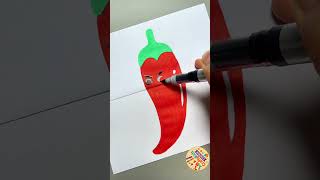Download Lagu DIY Red Chilli Craft | Easy Paper Chilli Making Tutorial 🌶️ MP3