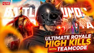 TEAMCODE IN ULTIMATE ROYALE 🎮 with VISHNU IS LIVE 😍 BGMI LIVE | #shorts #shortsfeed #bgmi #bgmilive