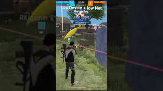 low device and low network gameplay free fire #freefire #freefireshorts #headshot #ffshorts #rkgamer