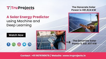 A Solar Energy Predictor using Machine and Deep Learning