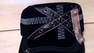 Mens's Hats By Kb Ethos (Black/Brown)
