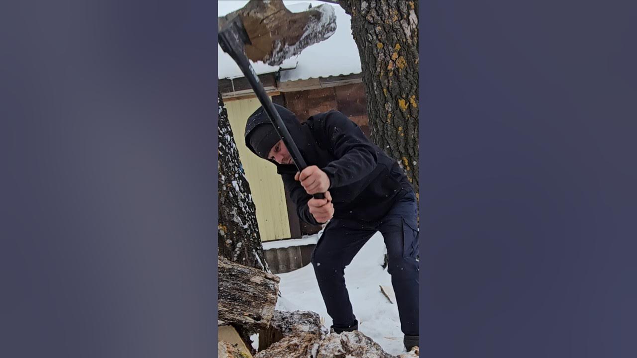 Самый МУЖИЦКИЙ инструмент! Топор PLANTIC L16! #обзор #плантик #фискарс ...