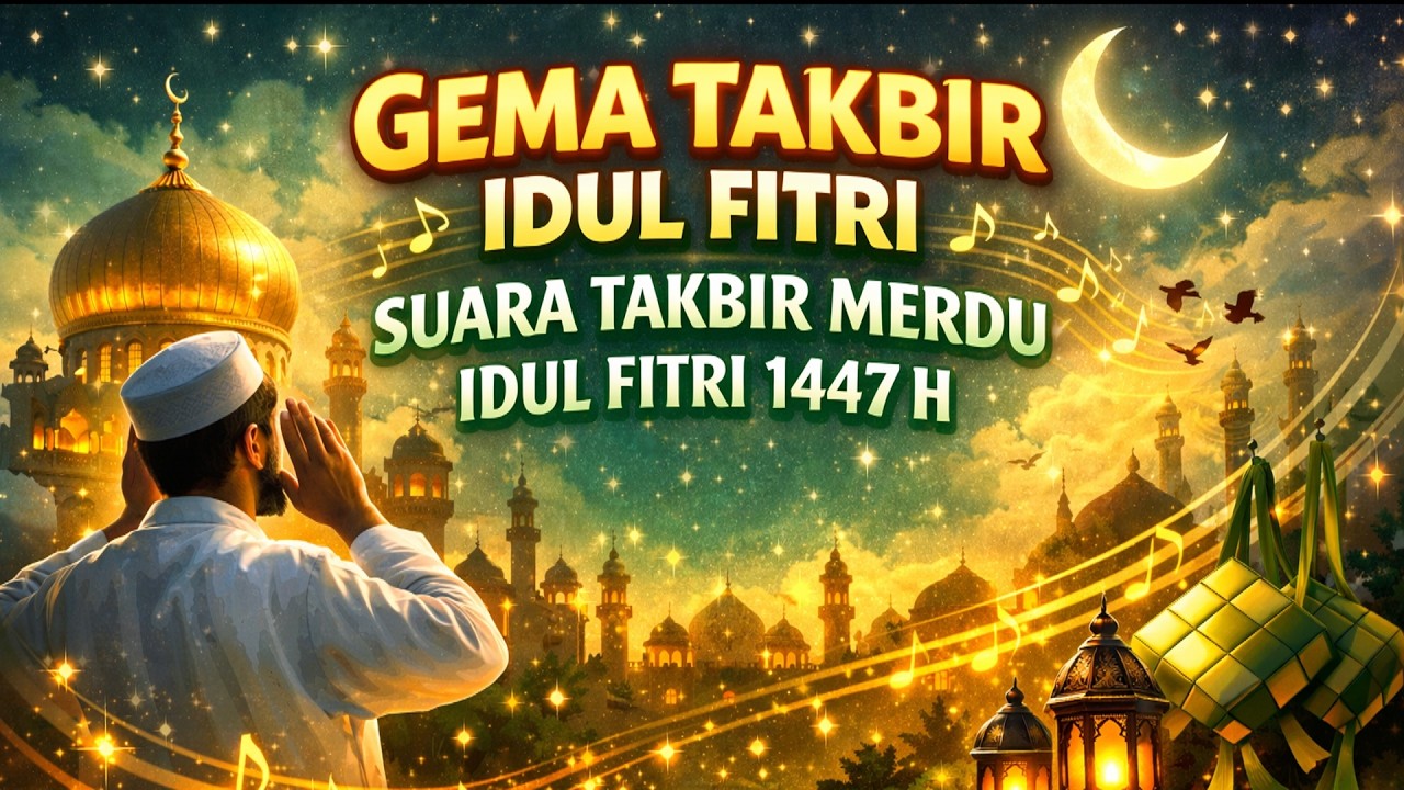 Suara Takbiran Idul Fitri 2026 | Merdu, Jernih, Menenangkan Hati