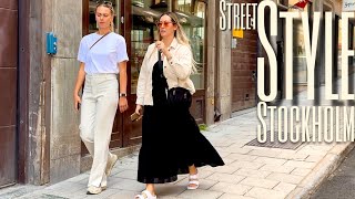 August 2023 | What Are People Wearing in Stockholm | Summer Street Style | Street Fashion