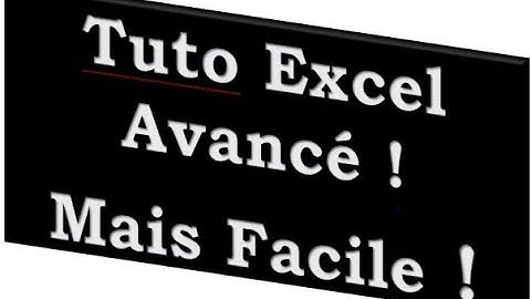 Tableau Croisé Dynamique Excel