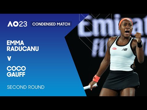 Emma raducanu v coco gauff condensed match | australian open 2023 second round