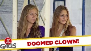 Stiltwalking Clown Falls to His DOOM