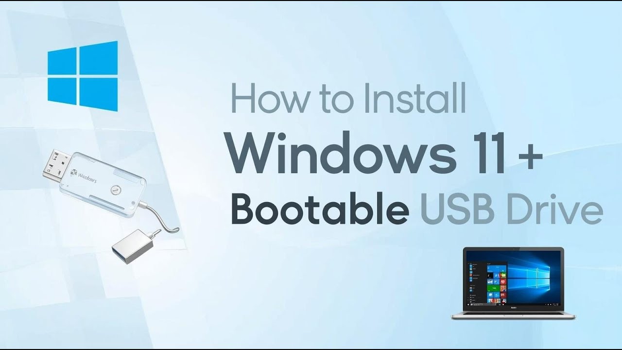 How to Install Windows 11 + Create Bootable USB Drive - YouTube