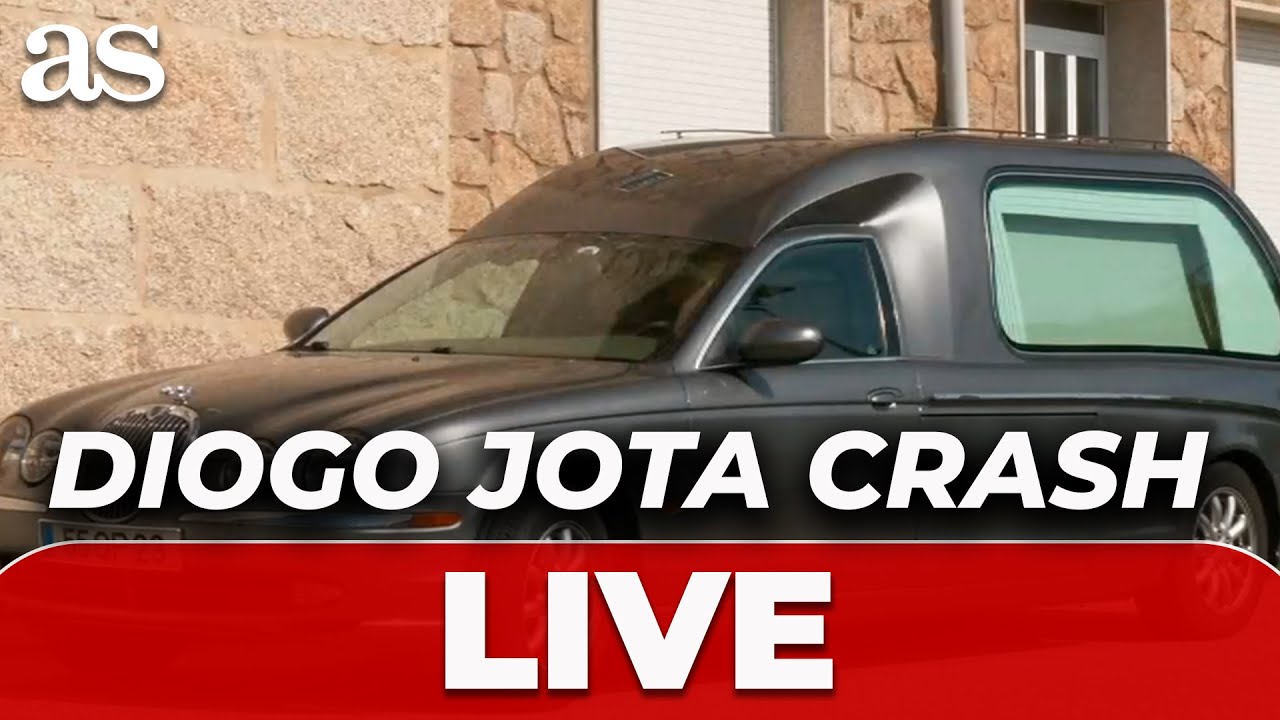 LIVE: DIOGO JOTA'S remains rest in SANABRIA morgue - YouTube