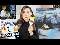 I Tried Following A Bob Ross Tutorial Using FROSTING! - Part 2