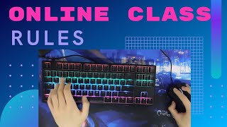 Online Class Rules for Zoom#onlineclassrules#virtualclassrules