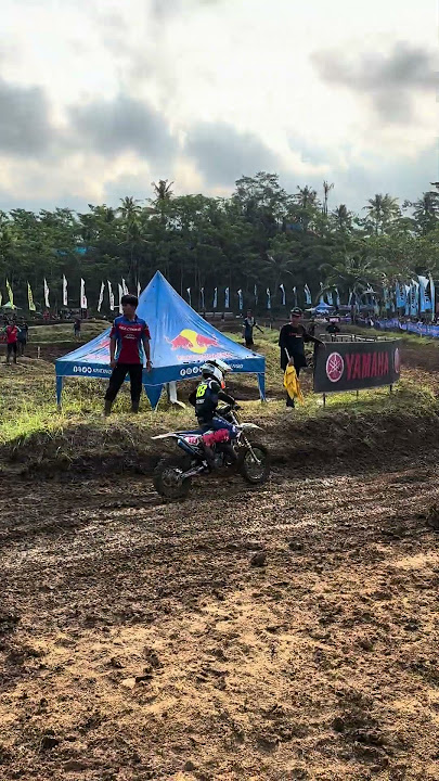P1 Moto dua Cleosa Series Pangandaran. #rey18 #motocross #mx65cc #trailanak #grasstrack #enduro