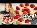 LOW CALORIE HIGH PROTEIN CHEESECAKE! Easy To Make (50 Cal, 9g Protein Per Slice)