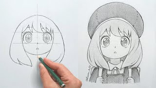 Cómo dibujar a Anya Forger | How to draw Anya Forger - Spy×Family