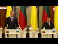 Євроінтеграція України та санкції проти РФ: про що домовилися президенти Литви та України