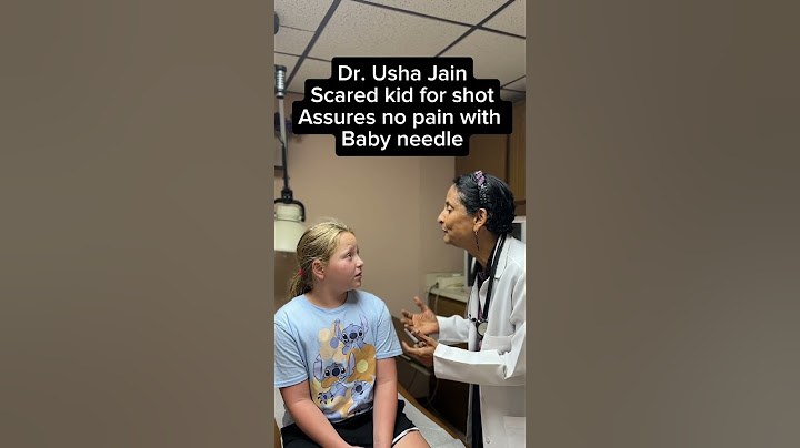 Dr. Usha Jain uses baby needles for shots in scared kids #drushajain #babyneedle#shot#nopain #dizzy