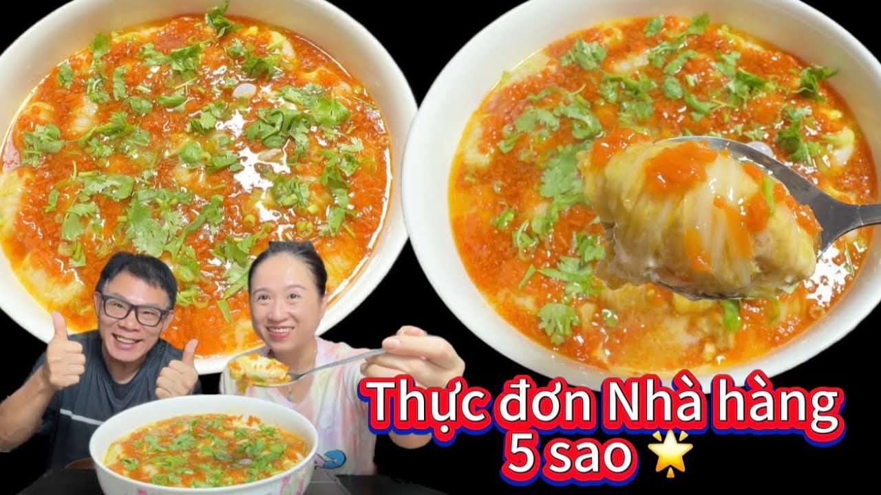 Cuối tuần món ăn ngon Cho gia đình thực đơn nhà hàng 5 sao ⭐️
