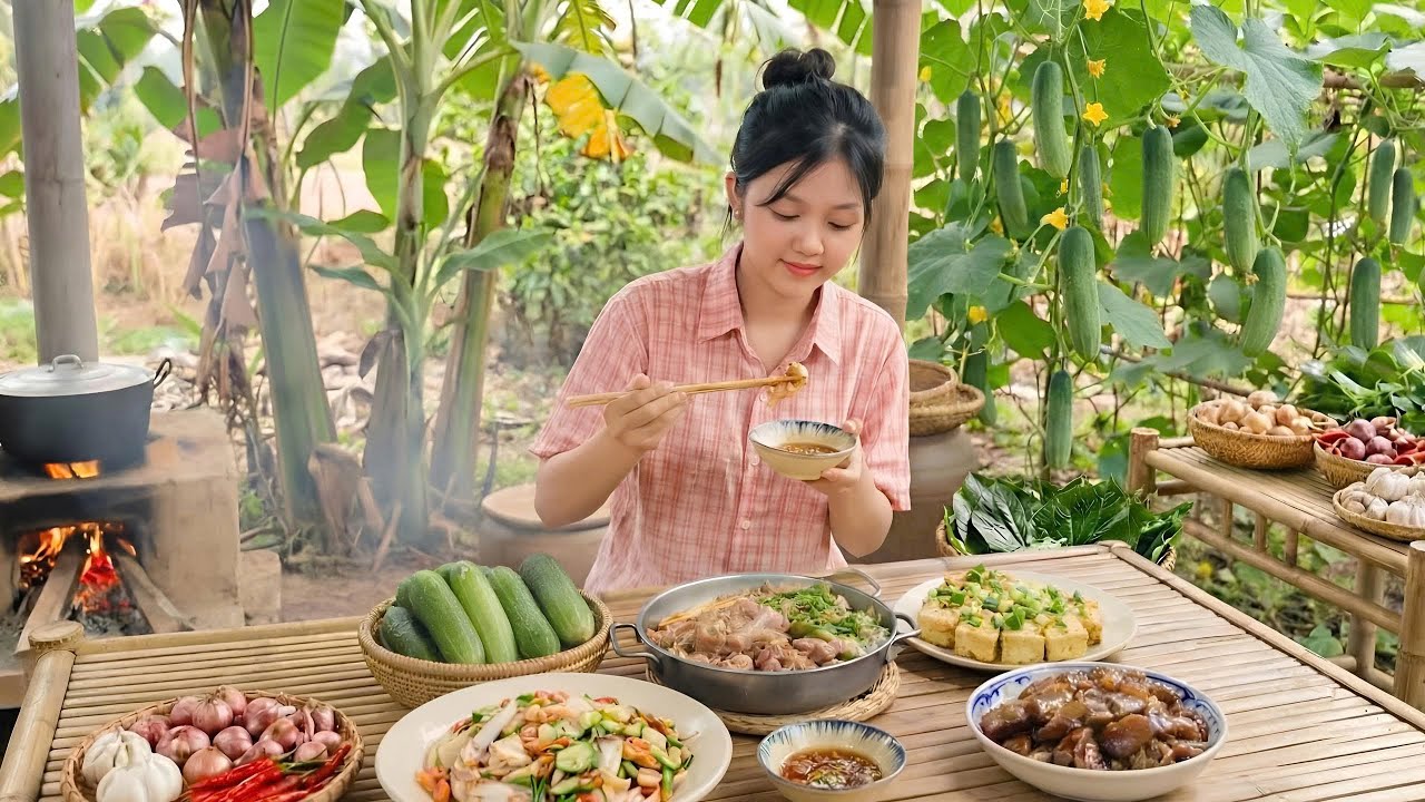 Harvesting Cucumbers for Sale + Cooking Delicious Vietnamese Dishes  Traditional Cuisine 🥒🍲