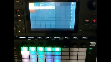 Clip transition practice on the Akai Force