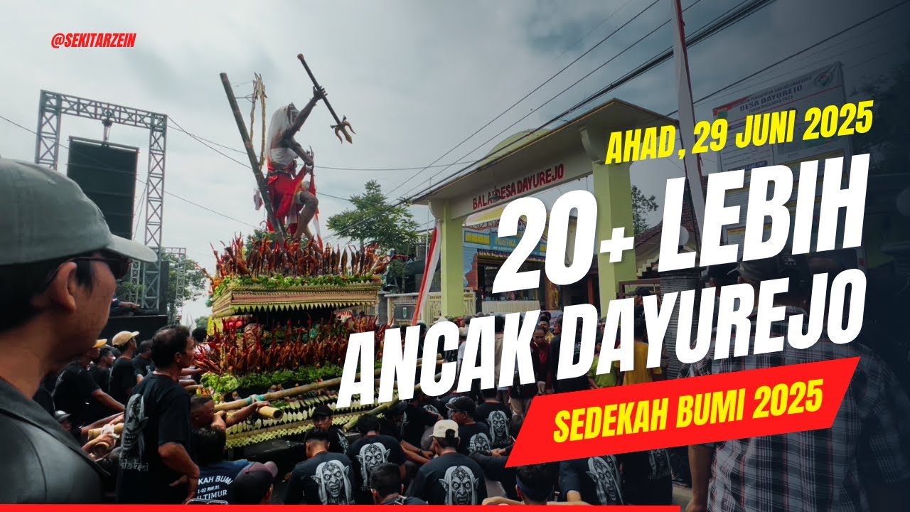 Sedekah Bumi, Selamatan desa DAYUREJO. Minggu 29 Juni 2025 #sedekahbumi #ancak2025