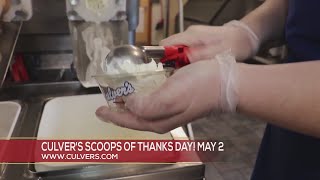 Culver’s Annual Scoops of Thanks Day