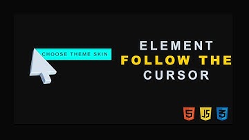 Element Follow The Cursor using javascrip | Mouse Move Animation