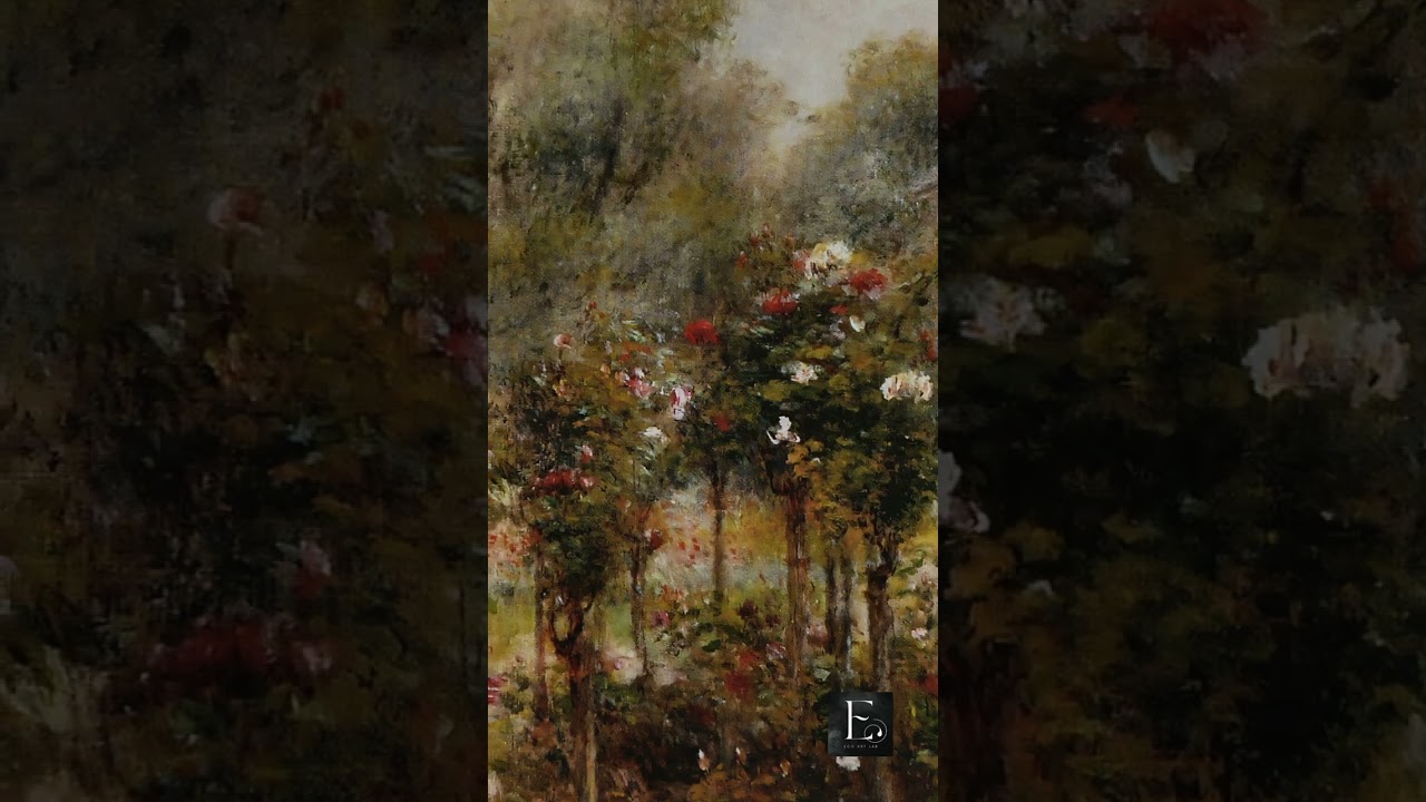 An entire rose garden