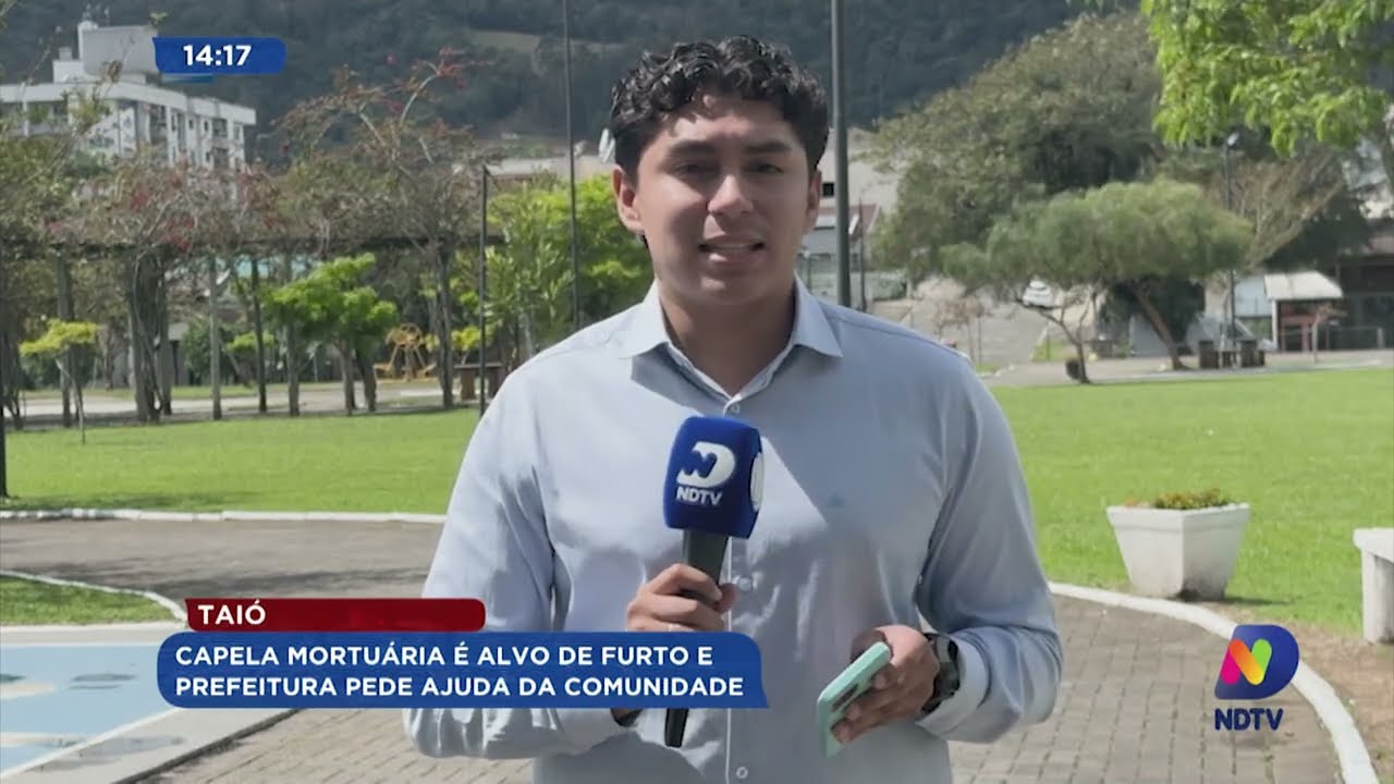 Taió: Capela mortuária é alvo de furto e prefeitura pede ajuda da comunidade