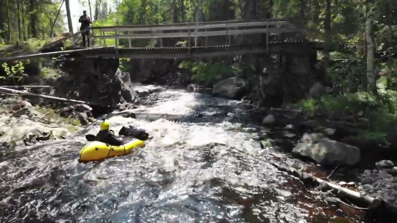 Jongunjoen packraft seikkailu - kesä 2023 - DRONE