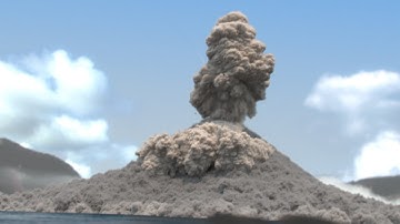 Volcano Eruption in Houdini FX Breakdown