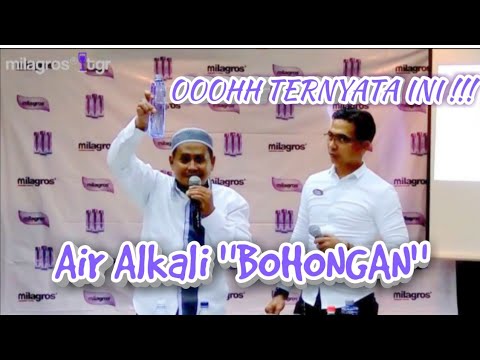 AKHIRNYA TERUNGKAP AIR ALKALI BOHONGAN !!! PERBEDAAN AIR MILAGROS DENGAN AIR ALKALI BUATAN