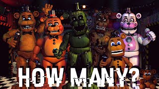 How Many Characters Are There In ALL Of FNAF?