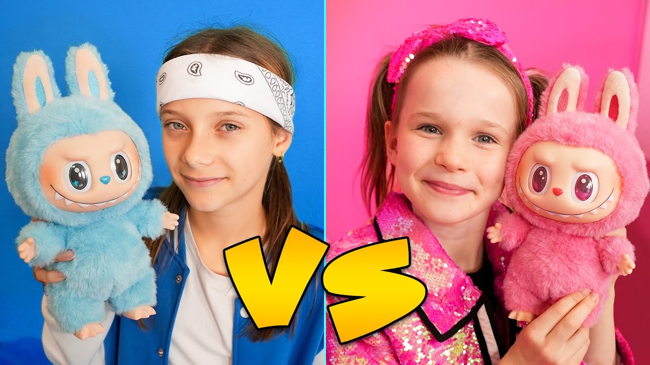 Za Labubu Toys smo zgradili NEVERJETNO hišico za punčke 🏠💗 Otroški izziv