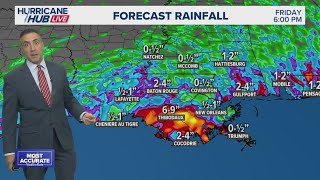 Invest 93-L could bring soaking rains to Louisiana coast