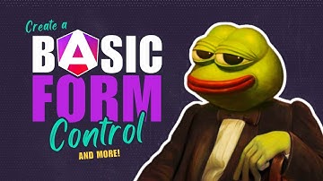 Add an Angular form control, do cool form stuff