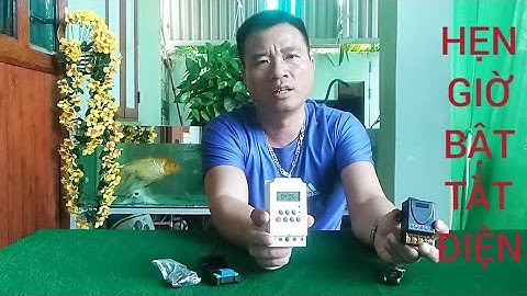 BỘ ĐIỀU KHIỂN HẸN GIỜ BẬT TẮT ĐIỆN TỪ XA MÁY BƠM NƯỚC BÓNG ĐÈN VÀ CÁC THIẾT BỊ ĐIỆN 