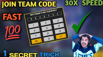 How to Join fast team code in free fire how to join any team code | @YouTubers @freefire @2022