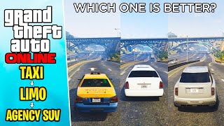 The Taxi vs Limo vs Agency SUV in GTA 5 Online! Which One is Better? screenshot 5