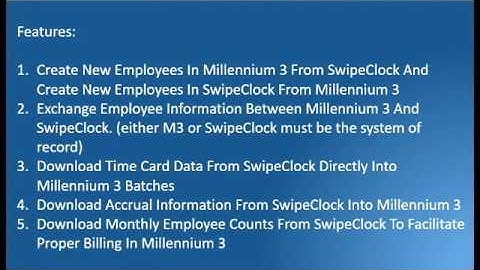 M3 SwipeClock Overview
