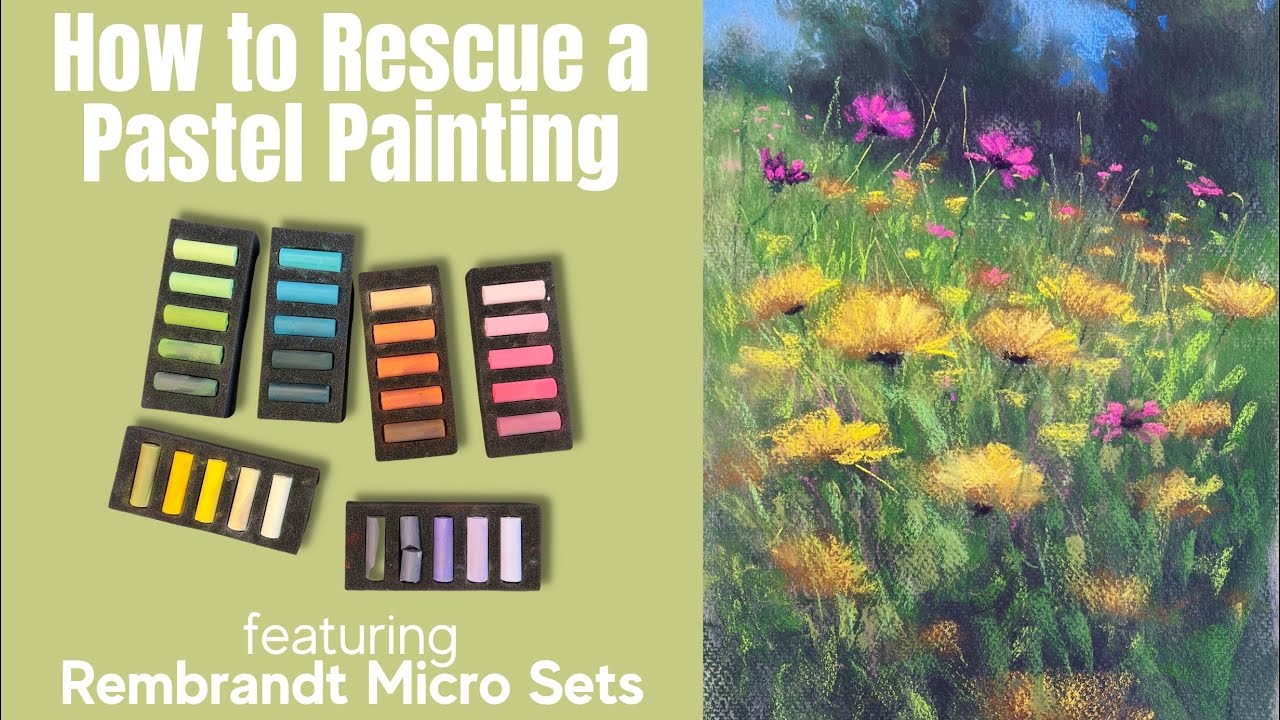 How to Rescue a Pastel Painting - Beginner Friendly Tutorial - YouTube