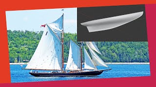 Quickly Modeling a Bluenose Sailboat Hull in #Blender